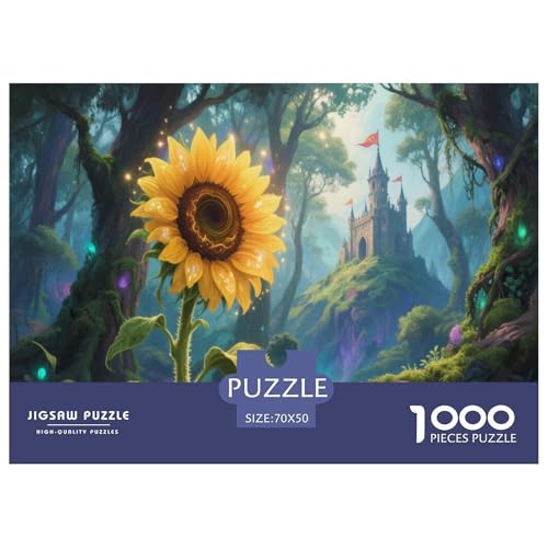 1000 Teile Sonnenblume Puzzle Für Erwachsene Und Kinder Geduldspiel Puzzles Aus Karton Wohndekoration Geschenkideen 70x50cm/1000pcs 1000 Teile Sonnenblume Puzzle Für Erwachsene Und Kinder Geduldspiel Puzzles Aus Karton Wohndekoration Geschenkideen 70x50cm/1000pcs von EMYXPAQM