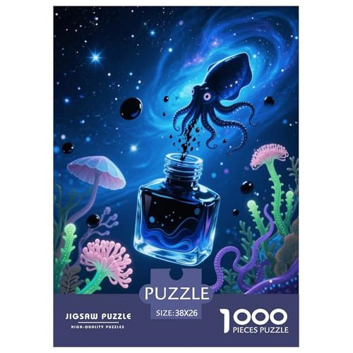 1000 Teile Tintenfisch Puzzle Für Erwachsene Und Kinder Herausforderung Spiel Tintenfisch Tinte Pflanzen Puzzles Aus Karton Wohndekoration Geschenk Zu Weihnachten 38x26cm/1000pcs 1000 Teile Tintenfisch Puzzle Für Erwachsene Und Kinder Herausforderung Spiel Tintenfisch Tinte Pflanzen Puzzles Aus Karton Wohndekoration Geschenk Zu Weihnachten 38x26cm/1000pcs von EMYXPAQM