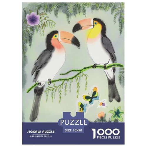 1000 Teile Tukane Puzzle Für Erwachsene Und Kinder Geschicklichkeitsspiel Zwei Tukane Puzzles Aus Karton Wohndekoration Geschenk Zu Weihnachten 70x50cm/1000pcs 1000 Teile Tukane Puzzle Für Erwachsene Und Kinder Geschicklichkeitsspiel Zwei Tukane Puzzles Aus Karton Wohndekoration Geschenk Zu Weihnachten 70x50cm/1000pcs von EMYXPAQM
