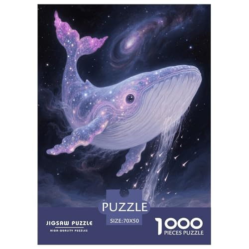 1000 Teile Wal Puzzle Für Erwachsene Und Kinder Herausforderung Spiel Wal Tiefes Universum Puzzle Aus Karton Wohndekoration Geschenkideen 70x50cm/1000pcs von EMYXPAQM