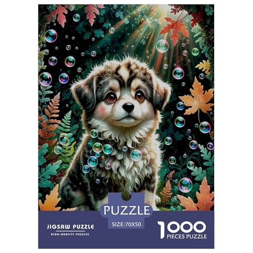 1000 Teile Welpe Puzzle Für Jugendliche Und Erwachsene Entspannung Spiel Welpe Blasen Pflanzen Puzzles Aus Karton Wohndekoration Einzigartiges Geschenk 70x50cm/1000pcs 1000 Teile Welpe Puzzle Für Jugendliche Und Erwachsene Entspannung Spiel Welpe Blasen Pflanzen Puzzles Aus Karton Wohndekoration Einzigartiges Geschenk 70x50cm/1000pcs von EMYXPAQM