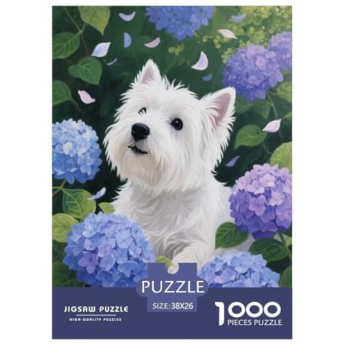 1000 Teile Westie Puzzle Für Jugendliche Und Erwachsene Entspannung Spiel Westie Hortensie Puzzles Aus Karton Wohndekoration Geschenk Zum Geburtstag 38x26cm/1000pcs 1000 Teile Westie Puzzle Für Jugendliche Und Erwachsene Entspannung Spiel Westie Hortensie Puzzles Aus Karton Wohndekoration Geschenk Zum Geburtstag 38x26cm/1000pcs von EMYXPAQM