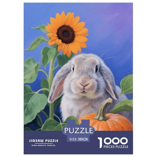 1000 Teile Widderkaninchen Puzzle – Für Erwachsene, Herausforderndes Knobelspiel, Kürbis Puzzles, Dekoration, Einzigartiges Geschenk 38x26cm/1000pcs 1000 Teile Widderkaninchen Puzzle – Für Erwachsene, Herausforderndes Knobelspiel, Kürbis Puzzles, Dekoration, Einzigartiges Geschenk 38x26cm/1000pcs von EMYXPAQM