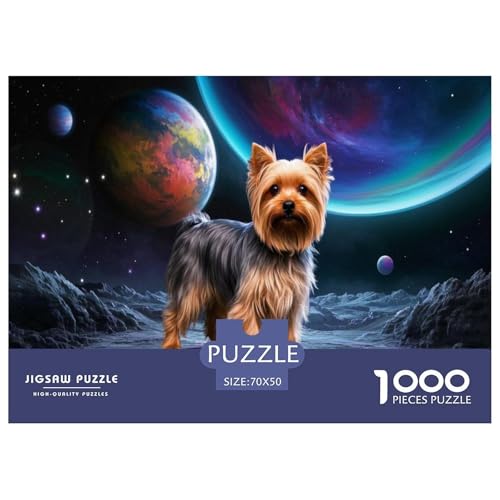 1000 Teile Yorkshire Terrier Puzzle Für Erwachsene Und Kinder Geduldspiel Puzzle Aus Karton Wohndekoration Geschenk Für Erwachsene 70x50cm/1000pcs 1000 Teile Yorkshire Terrier Puzzle Für Erwachsene Und Kinder Geduldspiel Puzzle Aus Karton Wohndekoration Geschenk Für Erwachsene 70x50cm/1000pcs von EMYXPAQM