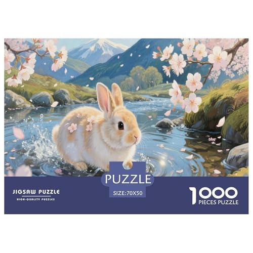 1000 Teile Zwergkaninchen Puzzle Für Erwachsene Und Kinder Familien Spiel Puzzles Aus Karton Wohndekoration Unique Gift 70x50cm/1000pcs 1000 Teile Zwergkaninchen Puzzle Für Erwachsene Und Kinder Familien Spiel Puzzles Aus Karton Wohndekoration Unique Gift 70x50cm/1000pcs von EMYXPAQM