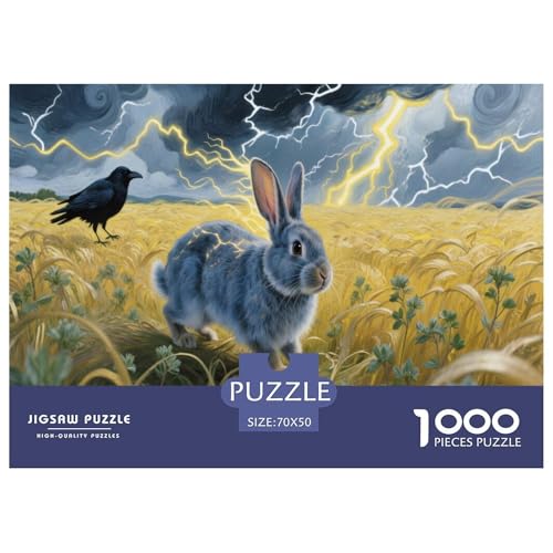 1000 Teile Zwergkaninchen Puzzle Für Erwachsene Und Kinder Pädagogisches Spiel Puzzles Aus Karton Wohndekoration Geschenk Für Erwachsene 70x50cm/1000pcs 1000 Teile Zwergkaninchen Puzzle Für Erwachsene Und Kinder Pädagogisches Spiel Puzzles Aus Karton Wohndekoration Geschenk Für Erwachsene 70x50cm/1000pcs von EMYXPAQM