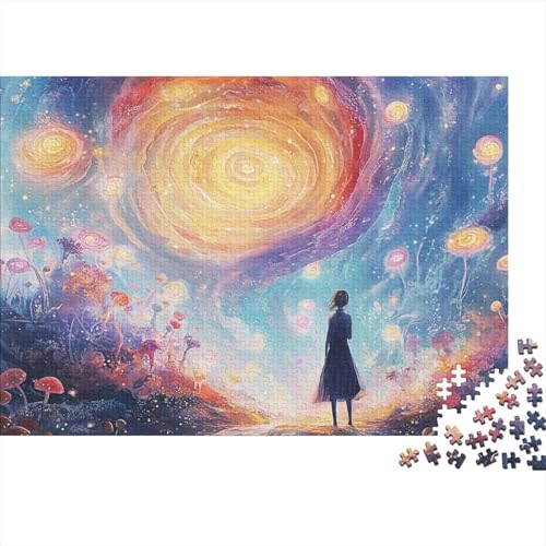 Astronomisches Objekt Puzzle 1000 Teile Bunter Mädchenhimmel, Für Kinder Classic Lernspiel Holzpuzzles Als Geschenk 1000pcs (75x50cm) von EMYXPAQM