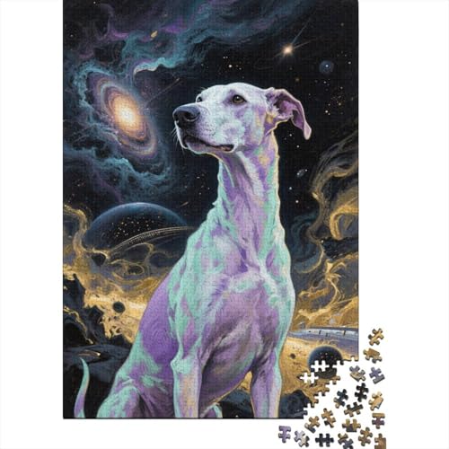 Dobermann Träumerischer Nebel Puzzle 1000 Teile Holzspielzeug, Jugendliche & Erwachsene, Klassische Puzzles, Lernspiel, Wohnkultur, Geschenkideen 1000pcs (75x50cm) von EMYXPAQM