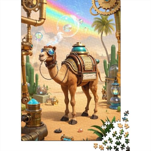 Puzzle 1000 Teile Industriestil-Kamel, Für Kinder Classic Herausforderndes Puzzle Holzspielzeug Als Geschenk 1000pcs (75x50cm) von EMYXPAQM