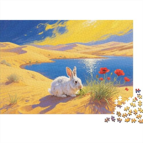 Puzzle 1000 Teile Schneehase grasend an Wüstenoase Holzspielzeug, Erwachsene & Kinder, Klassische Puzzles, Impossible Geschicklichkeitsspiel, Home Dekoration, Einzigartiges Geschenk 1000pcs (75x50cm) Puzzle 1000 Teile Schneehase grasend an Wüstenoase Holzspielzeug, Erwachsene & Kinder, Klassische Puzzles, Impossible Geschicklichkeitsspiel, Home Dekoration, Einzigartiges Geschenk 1000pcs (75x50cm) von EMYXPAQM