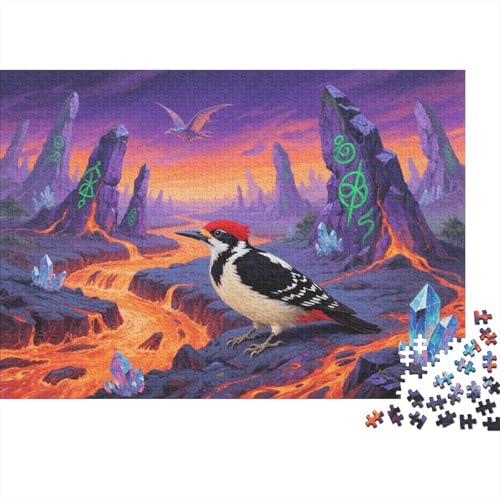 Puzzle 1000 Teile Specht-Stele Holzspielzeug, Erwachsene & Kinder Ab 14 Jahren, Klassische Puzzles, Legespiel, Wohnkultur, Einzigartiges Geschenk 1000pcs (75x50cm) von EMYXPAQM