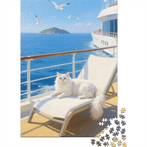 Türkisch Angora Kreuzfahrtsalon Puzzle 1000 Teile Holzspielzeug, Erwachsene & Kinder Ab 14 Jahren, Klassische Puzzles, Legespiel, Wohnkultur, Geschenkideen 1000pcs (75x50cm) von EMYXPAQM