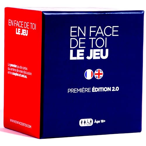 EN FACE DE TOI LE JEU Gesellschaft für Paare oder Freunde - 162 Karten - ab 18 Jahren - ein für ein Paar von EN FACE DE TOI LE JEU