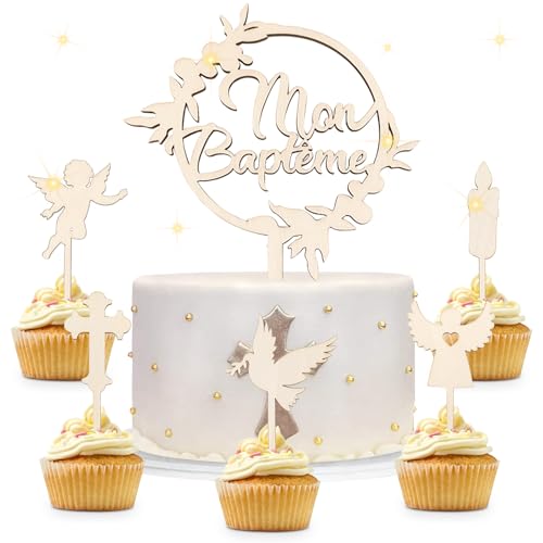 6 Stück Tortendeko Kommunion Meine Konfirmation Tortendeko Zur Kommunion Cake Topper Taufe Holz rstkommunion deko Junge Mädchen 6 Stück Tortendeko Kommunion Meine Konfirmation Tortendeko Zur Kommunion Cake Topper Taufe Holz rstkommunion deko Junge Mädchen von ENAIAH