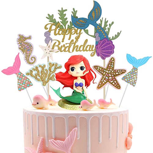 Kuchendeko,Kuchen Topper Puppe Cake Topper Geburtstag Kuchen Topper, für Kindergeburtstag Babyparty Thema Party Dekoration von ENAIAH