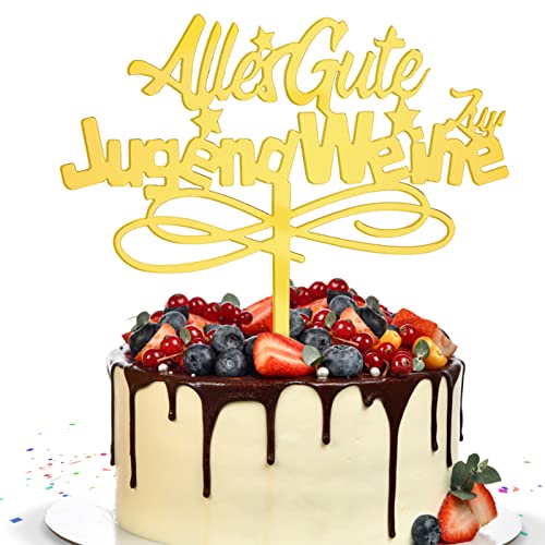 Jugendweihe Tortendeko Alles gute zur jugendweihe kuchendekoration Cake Topper Gold Tortenstecker Acryl Kuchendekoration Geschenkidee zur Jugendweihe Jungen und Mädchen Jugendfeier Jugendweihe Tortendeko Alles gute zur jugendweihe kuchendekoration Cake Topper Gold Tortenstecker Acryl Kuchendekoration Geschenkidee zur Jugendweihe Jungen und Mädchen Jugendfeier von ENAIAH