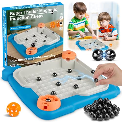 Magnetisches Schachspiel, magnetspiel, Magnet Spiel, Innovatives Magnet-Würfelspiel, Magnetisches Brettspiel für Kinder & Erwachsene ab 14 Jahren, Tolles Spiel für Familienpartys von ENAIAH