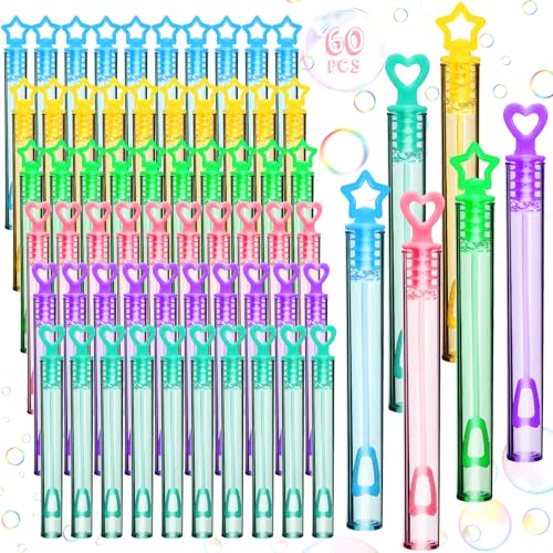 ENCOUN 60xMini Seifenblasen, Bunt Seifenblasen Set, Seifenblasen Kinder, Seifenblasen Kleine, Seifenblasen Kinder Mitgebsel, Seifenblasen Stäbe für Kindergeburtstag Bubble Geschenke Hochzeit Party ENCOUN 60xMini Seifenblasen, Bunt Seifenblasen Set, Seifenblasen Kinder, Seifenblasen Kleine, Seifenblasen Kinder Mitgebsel, Seifenblasen Stäbe für Kindergeburtstag Bubble Geschenke Hochzeit Party von ENCOUN