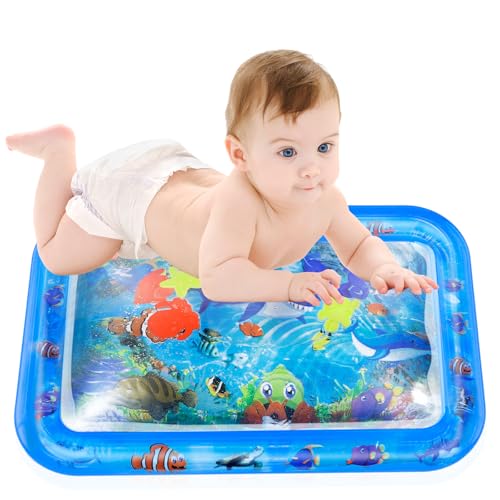 Wassermatte Baby BPA Frei I ENCOVY Wasserspielmatte Aqua Matte Wasser Baby I Aufblasbares Bauchzeit Babymatte Spielzeug ab 3, 6, 9 Monate I Babyspielzeug Bauchlage Spielmatte befüllbar Matt,66x50cm Wassermatte Baby BPA Frei I ENCOVY Wasserspielmatte Aqua Matte Wasser Baby I Aufblasbares Bauchzeit Babymatte Spielzeug ab 3, 6, 9 Monate I Babyspielzeug Bauchlage Spielmatte befüllbar Matt,66x50cm von ENCOVY