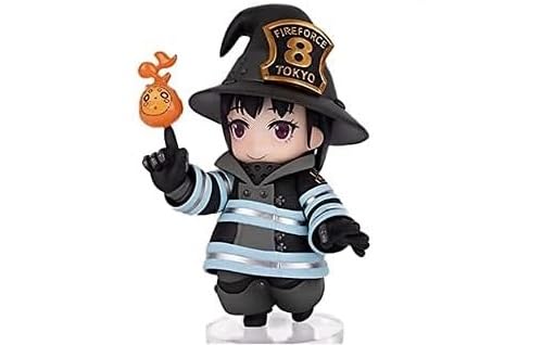 ENFILY Anime Fire Force Kotatsu Tamaki and Maki Oze Cute Q Version Figure Toy PVC Action Figure Collector's Model Dolls Children's Birthday Gifts 8-9 cm von ENFILY