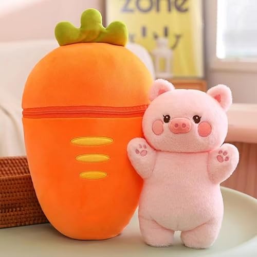 ENFILY Die neue Karottenschwein-Anime-Charakter-Kollektion, Modellstatue, Spielzeug, PVC-Statue, Schreibtisch-Ornamente (25 cm) von ENFILY