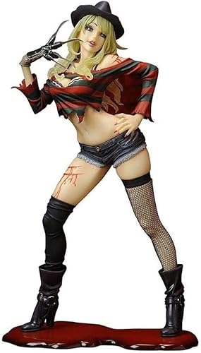 ENFILY Freddy Vs Jason Anime-Action-Figur Sammlermodell Charakter Statue Spielzeug PVC-Figuren Desktop-Ornamente (Freddy) von ENFILY