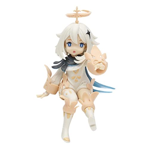 ENFILY Genshin Impact Paimon Figure 12 cm / 4.7 Inch Paimon Sitting Position Cute Anime Figure Statue Characters Dolls Decoration Gifts for Children Anime Fans von ENFILY