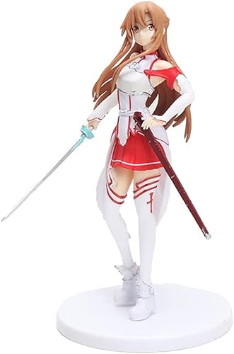 ENFILY IWBR Sword Art Online Asuna Figur ? Hochdetaillierte Skulptur ? Höhe 18 cm (Rot) (Schwarz) (Rot) (Red) von ENFILY
