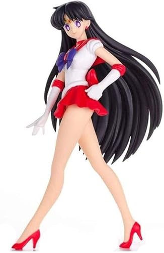 ENFILY Sailor Moon Anime Actionfigur Sailor Mars PVC-Figuren Sammlermodell Charakter Statue Spielzeug Desktop-Ornamente ENFILY Sailor Moon Anime Actionfigur Sailor Mars PVC-Figuren Sammlermodell Charakter Statue Spielzeug Desktop-Ornamente von ENFILY