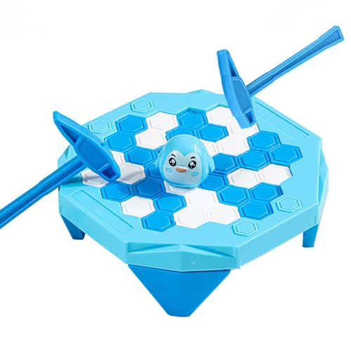 ENFILY for Penguin Escape Game, Ice-Breaking Penguin Toys, Parent-Child Interactive Icebreaker Tabletop Toys for Kids 4+ (Sky Blue) von ENFILY