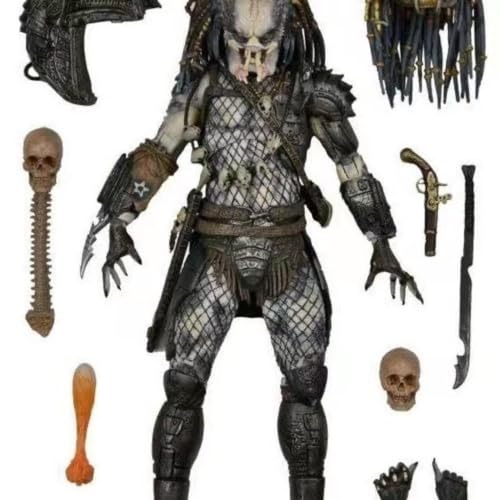 ENFILY for Predator P2 Predator Gray Back Elder 7-inch Articulated Movable Figure Anime Character Model Statue Character Collectibles Decorations Crafts Gifts von ENFILY