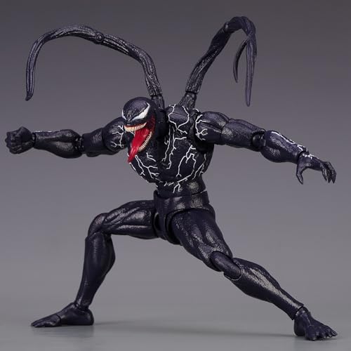 ENFILY for Venom 2 Symbiote Marvel Universe The Amazing Spider-Man Venom Movable Movie Figure Model Toy Handmade PVC Anime Manga Character Model Statue Figure Collectibles Decorations Gifts von ENFILY