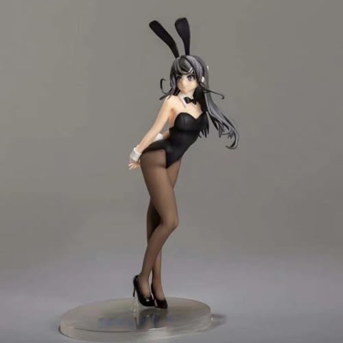 ENFILY für Bunny Girl Senior's Dream Stockings Mai Sakurajima Figur Modell Desktop Ornament Handgefertigtes PVC Anime Manga Charakter Modell Statue Figur Sammlerstücke Dekorationen Geschenke von ENFILY