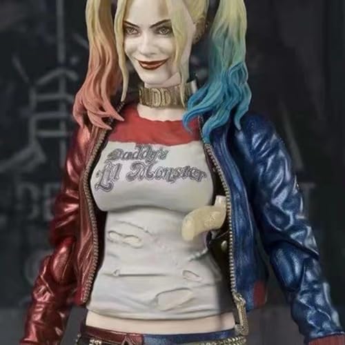 ENFILY für Suicide Squad, bewegliche Harley-Quinn-Figur mit Gesichts- und Handwechsel, Anime-Charakter, Modell, Statue, Charakter, Sammlerstücke, Dekorationen, Kunsthandwerk, Geschenke ENFILY für Suicide Squad, bewegliche Harley-Quinn-Figur mit Gesichts- und Handwechsel, Anime-Charakter, Modell, Statue, Charakter, Sammlerstücke, Dekorationen, Kunsthandwerk, Geschenke von ENFILY