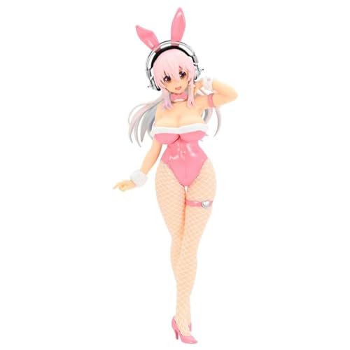 ENFILY für Super Sonico Pink Bunny Girl, handgefertigt, PVC, Anime, Manga-Charakter, Modell, Statue, Figur, Sammlerstücke, Dekorationen, Geschenke von ENFILY