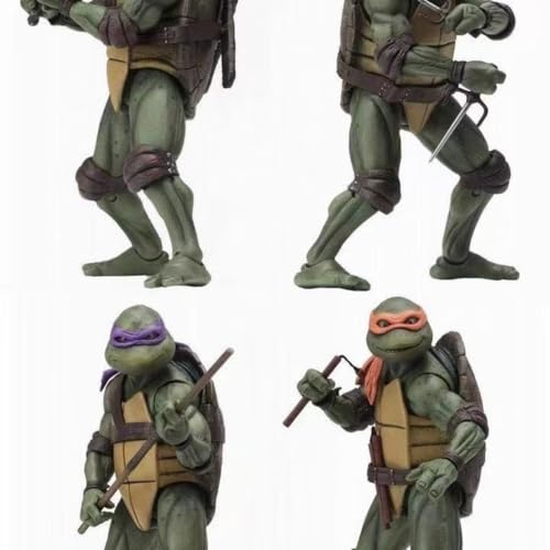 ENFILY für Teenage Mutant Ninja Turtles Limited Deluxe Edition, 17,8 cm große bewegliche Actionfigur, Anime-Charakter, Modell, Statue, Charakter, Sammlerstücke, Dekorationen, Kunsthandwerk, Geschenke von ENFILY