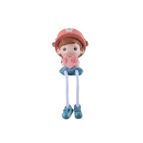 ENFILY für bedraggled Baby Figur Handmade PVC Anime Cartoon Charakter Modell Statue Figur, Desktop Ornamente Dekorationen Geschenke für Fans (Kleines Piratenmädchen) von ENFILY