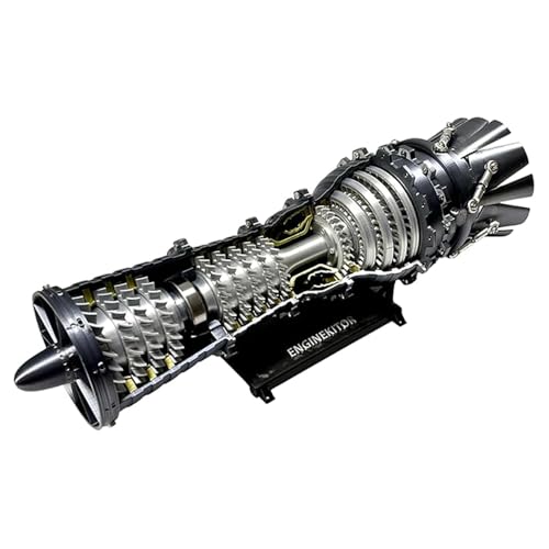 ENGINEKITOR GE-J79 Turbojet - Motor Modellsatz im Maßstab 1:24 - DIY STEM - Bildungspielzeug mit LED - Beleuchtung und Geschwindigkeitsregelung, 3D - gedrucktes PLA - Flugzeugreplikat für Erwachsene ENGINEKITOR GE-J79 Turbojet - Motor Modellsatz im Maßstab 1:24 - DIY STEM - Bildungspielzeug mit LED - Beleuchtung und Geschwindigkeitsregelung, 3D - gedrucktes PLA - Flugzeugreplikat für Erwachsene von ENGINEKITOR
