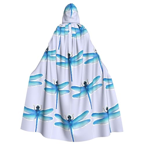 ENGhjes Kapuzenumhang mit Libellen-Druck, für Erwachsene, Halloween, 140 cm lang, Themenpartys ENGhjes Kapuzenumhang mit Libellen-Druck, für Erwachsene, Halloween, 140 cm lang, Themenpartys von ENGhjes