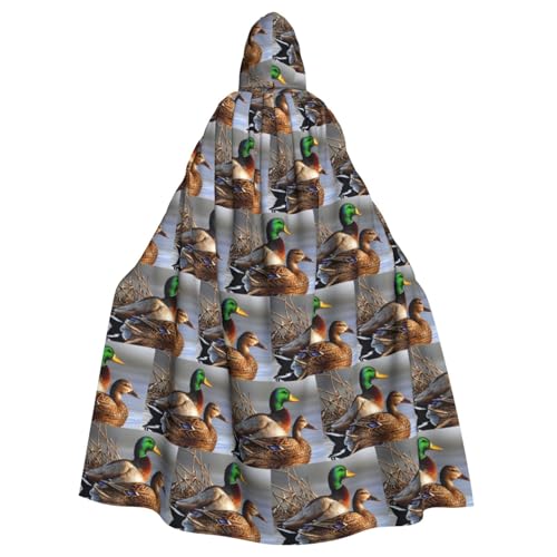 ENGhjes Stockenten-Umhang mit Kapuze, Cosplay, für Erwachsene, Halloween, 140 cm lang, Themenpartys von ENGhjes