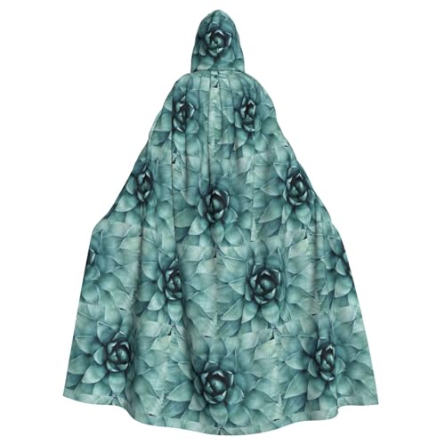 ENGhjes Sukkulenten-Umhang mit Kapuze, Cosplay, für Erwachsene, Halloween, 140 cm lang, Themenpartys von ENGhjes