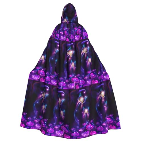 ENGhjes Umhang mit Kapuze, Schmetterlings-Druck, für Erwachsene, Halloween, 140 cm lang, Themenpartys ENGhjes Umhang mit Kapuze, Schmetterlings-Druck, für Erwachsene, Halloween, 140 cm lang, Themenpartys von ENGhjes