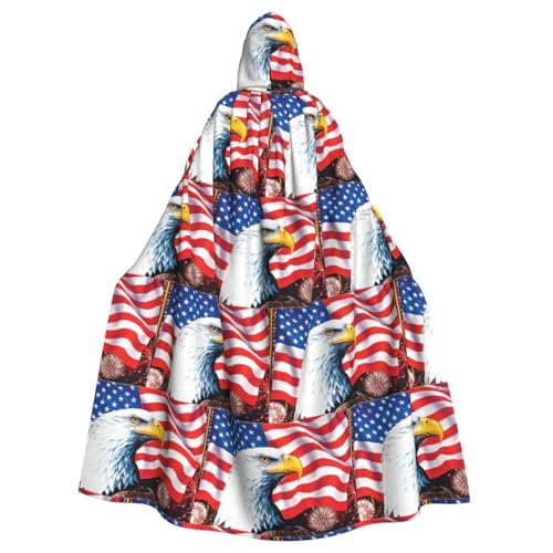 ENGhjes Weißkopfseeadler, Cosplay, Kapuzenumhang für Erwachsene, Halloween, 140 cm lang, Themenpartys ENGhjes Weißkopfseeadler, Cosplay, Kapuzenumhang für Erwachsene, Halloween, 140 cm lang, Themenpartys von ENGhjes