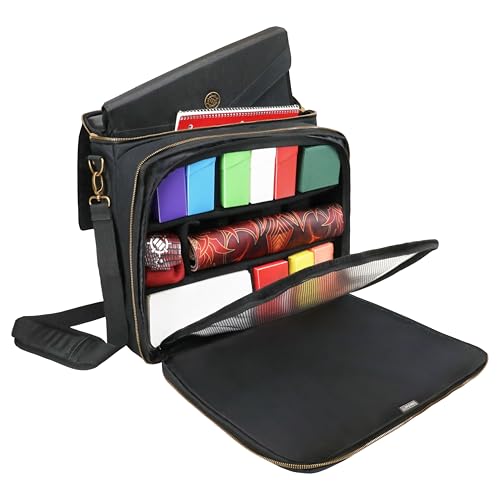 ENHANCE MTG Tasche Kompatibel mit Deck Box, Top Loader Binder, MTG Commander Deck & More TCG Sammelkartenzubehör - Magic The Gathering Reisetasche mit Card Defender Bildschirm, anpassbarer Innenraum ENHANCE MTG Tasche Kompatibel mit Deck Box, Top Loader Binder, MTG Commander Deck & More TCG Sammelkartenzubehör - Magic The Gathering Reisetasche mit Card Defender Bildschirm, anpassbarer Innenraum von ENHANCE