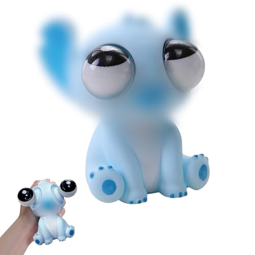 ENHZHIC Stitc Pop Fidget It Antistressball, Popping Out Augen Fidget Spielzeug, Anti Stress Quetschball Spielzeug für Erwachsene und Kinder (B) von ENHZHIC