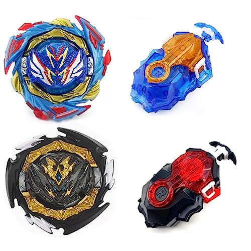 Bey Burst Turbo Kreisel Starter Set für Kinder - 2 Metal Fusion Kampfkreisel Mit 2 Launcher, Spielzeug Geschenk für Weihnachten, Geburtstag - Ab 6 Jahren Bey Burst Turbo Kreisel Starter Set für Kinder - 2 Metal Fusion Kampfkreisel Mit 2 Launcher, Spielzeug Geschenk für Weihnachten, Geburtstag - Ab 6 Jahren von ENIKMOSD