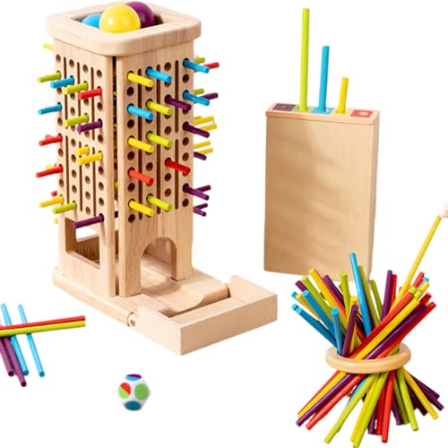 ENIKMOSD Montessori Spiel Holz Brettspiele Spielzeug ab 3 4 5 6 Jahren,Holzspiel für Kinder,Bunte Holzstäbchen Würfelspiel Mathematik Lernspielzeug,Zählspielzeug Familienspiel Reisespiel für Kinder ENIKMOSD Montessori Spiel Holz Brettspiele Spielzeug ab 3 4 5 6 Jahren,Holzspiel für Kinder,Bunte Holzstäbchen Würfelspiel Mathematik Lernspielzeug,Zählspielzeug Familienspiel Reisespiel für Kinder von ENIKMOSD