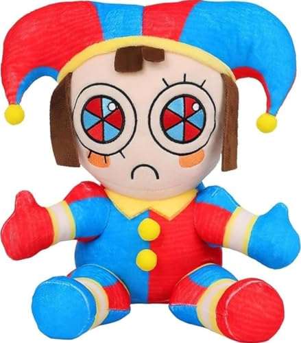 ENIXWH Amazing Digital Circus Plüschtier Plüsch Toy Puppe Stuffed Toy Wurfkissen Stofftier Geschenke für TV Fans Kinder Mädchen Jungen (B) von ENIXWH