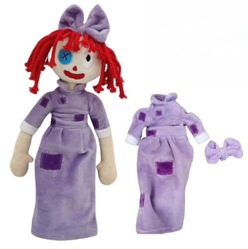 ENIXWH Amazing Digital Circus Plüschtier Plüsch Toy Puppe Stuffed Toy Wurfkissen Stofftier Geschenke für TV Fans Kinder Mädchen Jungen (E) von ENIXWH