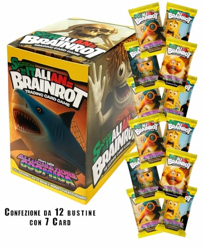 ENJOY TECH Skifidol Italian Brainrot Serie Beta kosmische Halluzination, Box mit 12 Beuteln, 7 Karten pro Beutel, Sammelkartenspiel ENJOY TECH Skifidol Italian Brainrot Serie Beta kosmische Halluzination, Box mit 12 Beuteln, 7 Karten pro Beutel, Sammelkartenspiel von ENJOY TECH